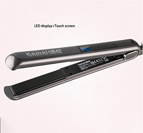 Hair Straightener LCD Display Ceramic Tourmaline Coating Flat Iron Touch Screen Negative Ions Hair Protection Straightener - Thumbnail 2