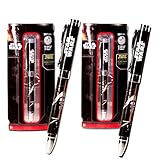 Star Wars Premium Pen Set - Ballpoint 1.0 mm, Black Ink (Star Wars Office Supplies) (2 Pack)
