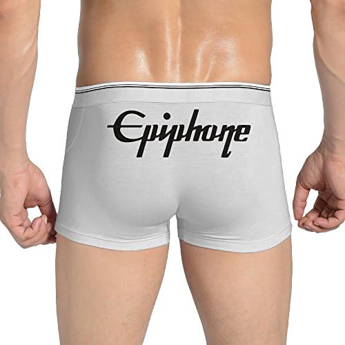 Naci Men's Soft Underpants Epiphone Panties Knickers M White