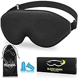 Sleep Mask for Men Women, Upgraded 3D Contoured Cup