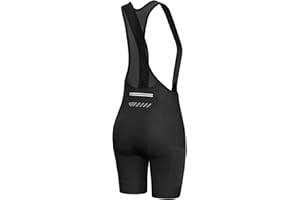 Lo.gas Cycling Bibs Women Padded Bike Shorts Womens Bicycle Shorts with Padding 4D Biking Pants with Mesh Pockets