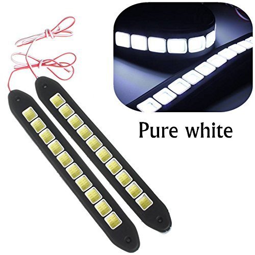 [2 pack] eximtrade car waterproof flexible front light …