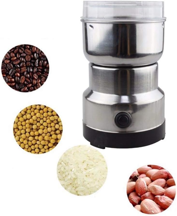 HCHD Coffee Grinder Stainless Electric Herbs/Spices/Nuts/Grains/Coffee Bean Grinding