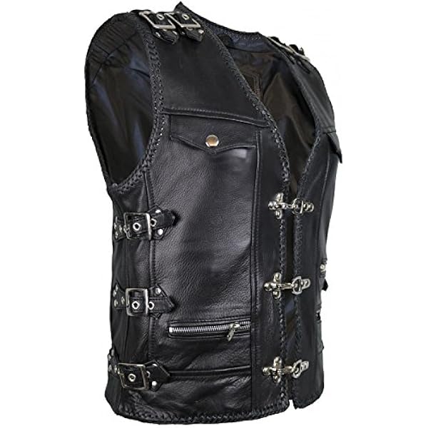 Lishow Fashion Men's Biker Rider motorcycle Motorbike Club