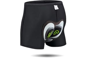 JEPOZRA Men's Cycling Underwear Shorts 3D Padded Bike Shorts Breathable Quick Dry Pants