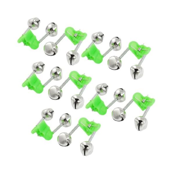 Honbay-20-Pcs-Fishing-Rod-Alarm-Dual-Alert-Bells-Green-Silver-Tone