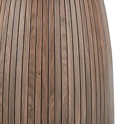 Mushroom-Shape Wooden Round Dining Table with