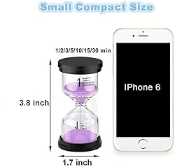 SuLiao 2 Minute Sand Timer hourglass: Colorful Sand