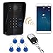 Doorbell Intercom System,Awakingdemi Wireless WIFI RFID Password Video Door Phone Doorbell Intercom System Night Vision Waterpro