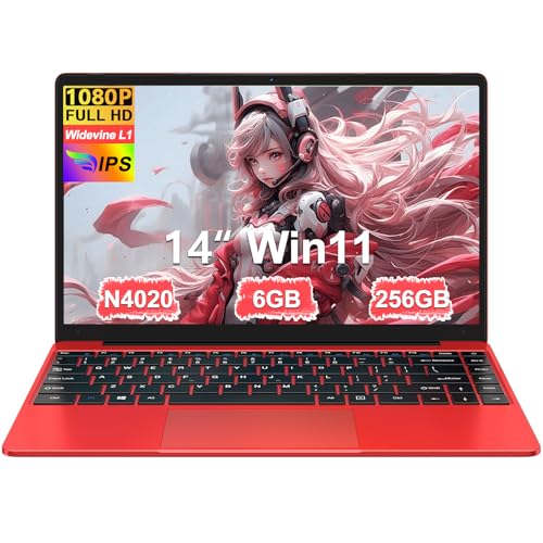 bvate PC Portatile 14 Pollici Notebook Win 11 Computer 256GB 1080P 2.4G+5G Supporta La Scheda SSD L…