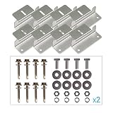 Renogy 2 Sets Solar Panel Mounting Z Bracket Set of 4 Units RV Boat Off Grid Roof