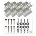 Renogy 2 Sets Solar Panel Mounting Z Bracket Set of 4 Units RV Boat Off Grid Roof