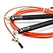 5BILLION Speed Jump Rope - 360° Swivel Ball Bearing - Adjustable - Workout for Double Unders, Exercise, WOD, Outdoor, MMA & Boxing Training