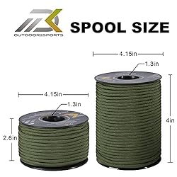 750lb Paracord Cord 11 Strand Inner-Core Nylon