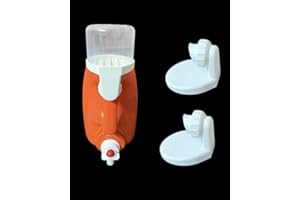 GENERIC (2) Laundry Detergent Cup Holders with Drip Tray, Compatible lid Drain for Tide, Arm Hammer, Xtra, All, Purex and Persil. No-Leak Drain System, White, Made in The USA. (White)