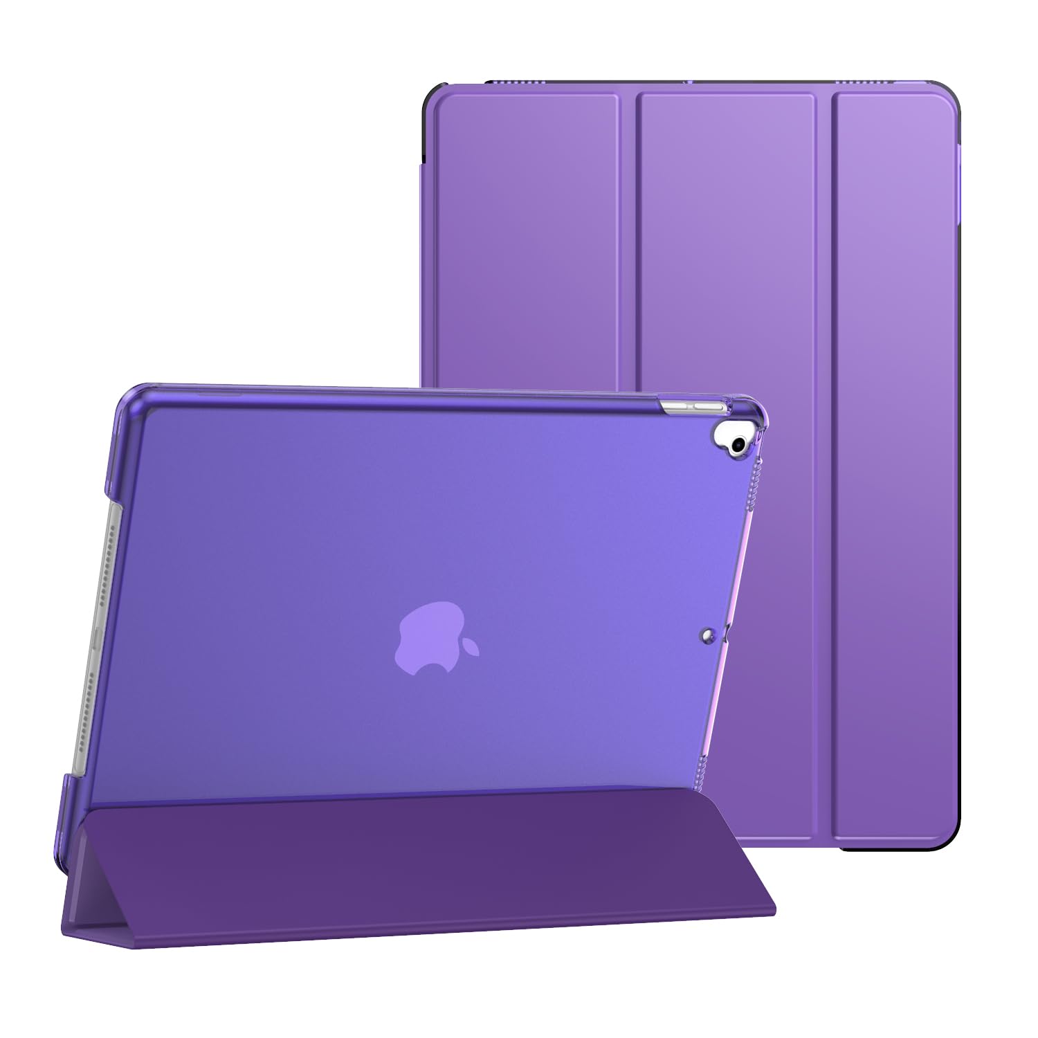 For Apple iPad 10.2 9th/8th/7th Generation Released 2021/2020/2019 Smart Magnetic Stand Cover with Auto Wake/Sleep (Purple)