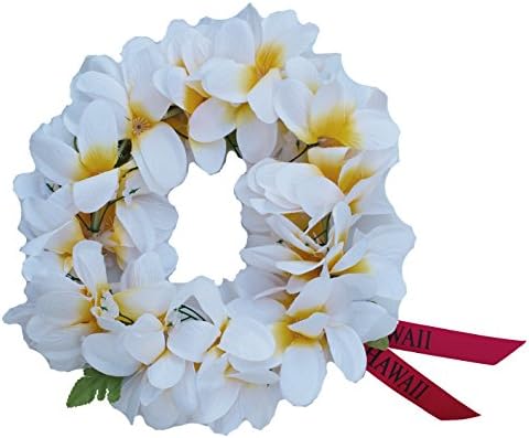 Women Floral Headband Hawaiian Plumeria Flower Haku elastic Leis