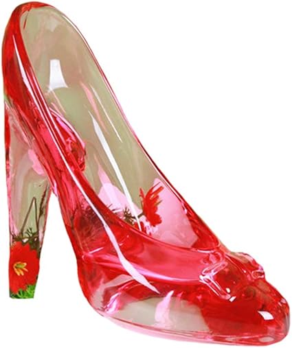 Amazon Com Crystal Clear Glass Slipper Shoes Cake Topper
