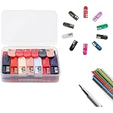 JOMPENS 2.0mm Lead Sharpener, 55 Pcs Precision Manual Pencil Sharpener for 2.0mm Mechanical Pencils, Portable Lead Pointer with Storage Box for Artists, Draftsmen, Office &amp; Home Stationery