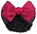 Driew Hair Clip, 6 Pcs Hair Net with Bow Hair Snoods for Women, Velvet, Polyester, Metal