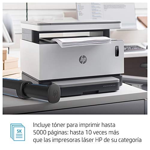 HP Neverstop Laser 1201n 5HG89A, Impresora A4 Multifunción Monocromo Con  Depósito de Tóner, Imprime, Escanea y Copia… » Ganga