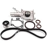 SCITOO Timing Belt W/Water Pump Kit Fit 2000-2004 Ford Focus SOHC 2.0L 1989CC L4