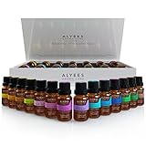 Alyees Aromatherapy Essential Oils -100% Pure Premium Theraputic Grade Sampler Gift Set/Pack - Best Variety 14-10ml Oils Kit - Unlock The Power Of Natural Healing ! (14 set)