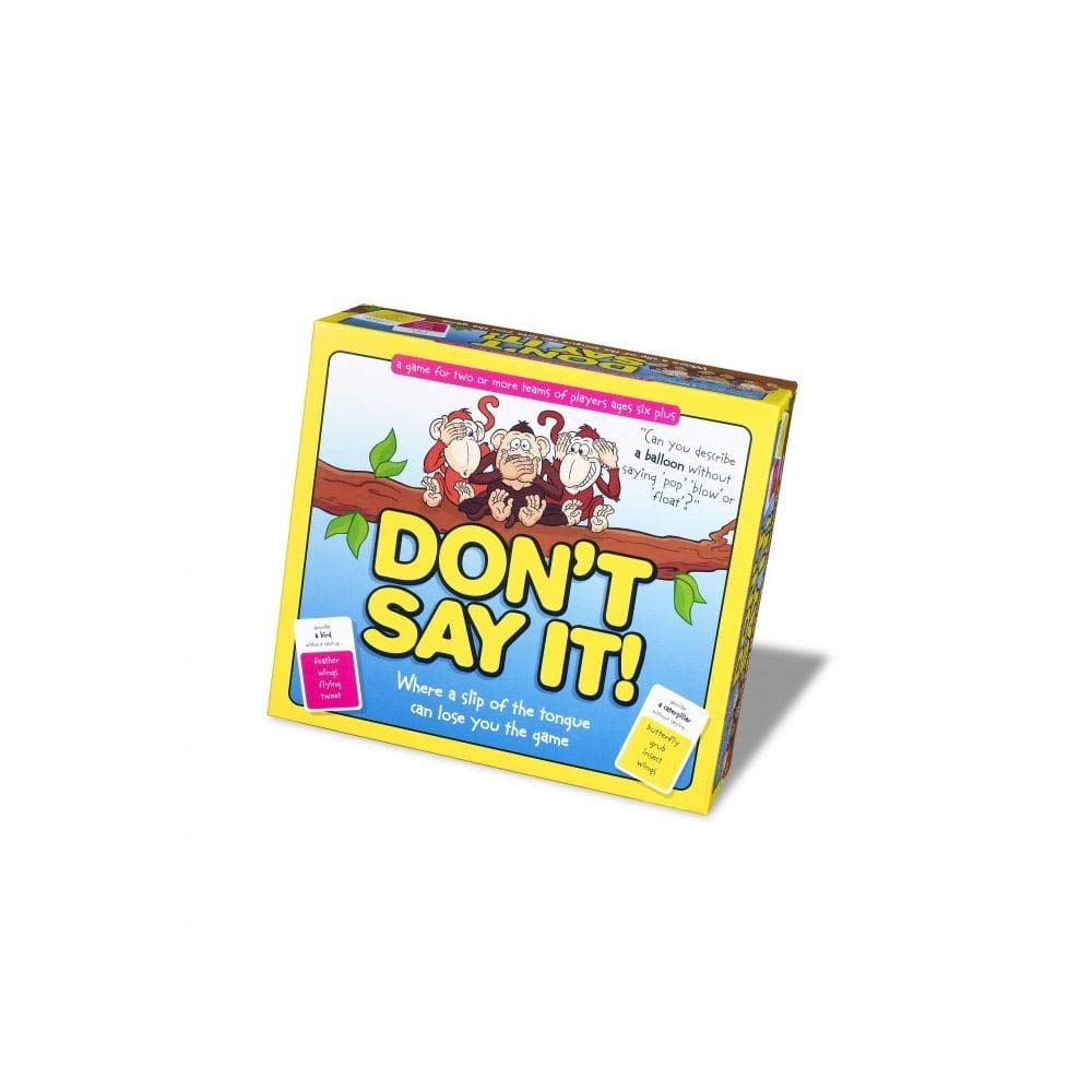 University Games Don’t Say It Word Game – Fast-Paced Family Party Board Game with Electronic Timer, Educational Vocabulary Game for Kids & Adults Age 6+