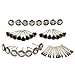 Hanperal 45Pcs Steel Wire Wheels Pen Brushes Set Kit Accessories for Dremel Rotary Tool