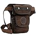 Shubb Canvas Tactical Drop Leg Bag Pack Fanny Bag Pack for Men and Women LL04