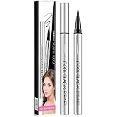 Long-Lasting Eyeliner, Waterproof Eyeliner Pencil, Ultra Pigmented 24-Hour Long Wear, Waterproof Smudge-Proof, Smooth Application, Ultra-Creamy Silky Texture, with Sharp Line (1PCS)