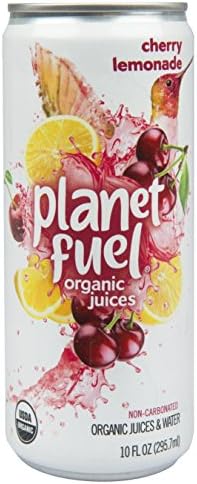Planet Fuel Kids Organic Juice + Water (12pk) - Cherry Lemonade (10oz) - No Artificial Ingredients, Sweeteners, or Preservatives