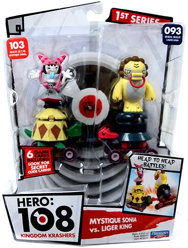 Hero 108 Kingdom Krashers Series 1 Action Figure 2Pack #103 #093 Mystique Sonia Liger King by Playmates