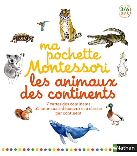 Ma pochette Montessori les animaux des continents by 