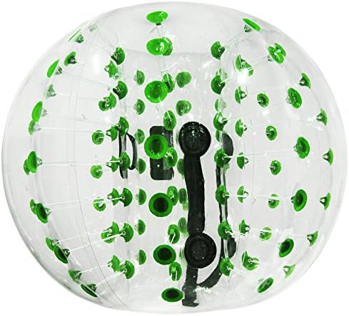 Bubble Knocker Soccer Ball | 1.5M (5ft) Inflatable Human Hamster Zorb Ball | Perfect for Kids Adults Parties Rentals | Carry Bag &amp; Repair Kit Included | Safe / Durable / Easy to Use | Roll Bump Bounce