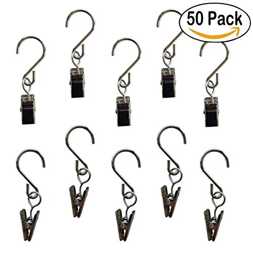 50 pack string light hangers stainless steel curtain cl…
