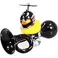 TAOHUAJIANG Bike Horn with Little Yellow Duck Bicycle Horn for Kids Air Horn for Bicycle Accessories Loudspeaker Classic Vintage Metal Twist Bike Horn for Kid