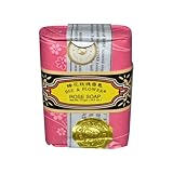 Bee and Flower Rose Soap 12 Pack Case of 2.65 Oz Bars