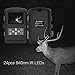 ECOOPRO Trail Camera 12MP 1080P HD Game Hunting Camera 65ft Infrared Night Vision,90°Detection Angle,24pcs 940nm IR LEDs,2.4