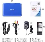 DBPOWER 10" Portable DVD Player Swivel Screen 5Hr Battery USB SD AVI MP3 JPEG view 8