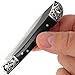 Grand Way Folding Pocket Knife - Folding Navaja Knife - EDC and Outdoor Large Fold Knives Classic Stainless Steel Blade with Plastic Handle - Best Pocket Knife for Urban and Hiking FB 806 B