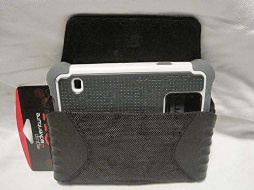 Rugged QX XX-Large NXT Extended Heavy Duty Horizontal/Vertical Black Cover Case W/Detachable Swivel Quad Lock Metal Steel Belt Clip Fits Samsung Galaxy S5 SM-G900A AT&T/ SM-G900P Sprint / SM-G900R4 US Cellular/ SM-G900T T-Mobile / SM-G900V Verizon Ballistic Maxx Charcoal / Gray Tough Jacket AGF