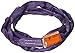 All Material Handling DR103 Endless Round Sling, 3' Length, Vertical Capacity 2600 lb, Choker-2100 lb, Basket-5200 lb, Purple