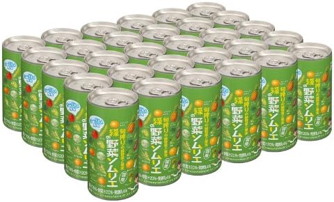 Amazon Ja鹿児島県経済連 ジューシー 緑の野菜ソムリエ 190g 30缶 鹿児島県経済農業協同組合連合会 野菜ジュース フルーツジュース 通販