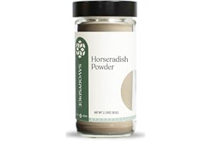 SAVORY SPICE SHOP Savory Spice Horseradish Powder (2.15 oz) - Finely Ground Dried Horseradish Root for Cooking, Sauces & Bloody Marys - Pungent, Strong, Sharp, Hot Flavor