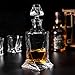 Whiskey Decanter Set with Glasses, KANARS 27oz Crystal Liquor Decanter In Luxury Gift Box for Bourbon Alcohol Cognac Scotch Brandy, Unique Men Gift for Housewarming Father's Day Wedding