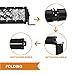 Rigidhorse LED Light Bar Kit 52 Inch 22 Inch Triple Row Flood Spot Beam Combo 32000LM 6500k 4PCS 4 Inch LED Cube Pods IP68 Chip Fog Offroad Work Driving LED Light Bars for Truck SUV ATV 4x4