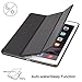 Soke iPad 9.7 Case 2018/2017, Ultra Slim Lightweight Smart Case [Trifold Stand] [Auto Wake/Sleep] with Translucent Clear Soft TPU Back Cover for Apple iPad 9.7 Inch iPad 6th /5th Generation, Black