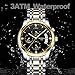 Men's Watches Luxury Fashion Casual Dress Chronograph Waterproof Military Quartz Wristwatches for Men Stainless Steel Band