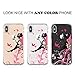 JAHOLAN Compatible iPhone Xs Max Case Clear Cute Amusing Whimsical Design Flower Fairy Flexible Bumper TPU Soft Rubber Silicone Cover Phone Case for iPhone Xs Max 2018 6.5 inch